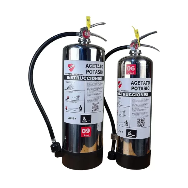 Extintor de Acetato de Potasio (Clase K)