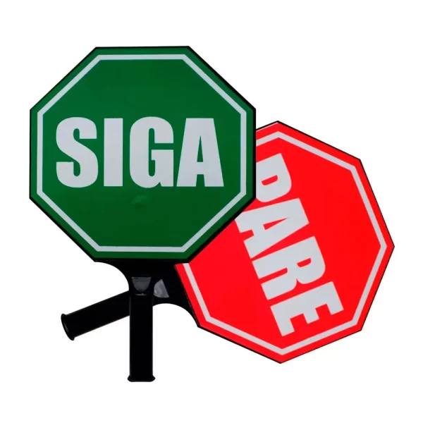 Paleta “PARE / SIGA”
